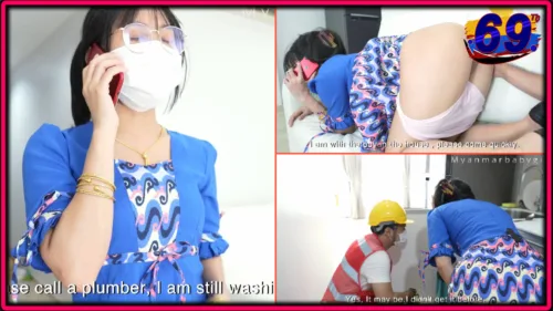 หนังโป๊ฟิลิปปินส์  เจ้าของห้องจ้างช่างซ่อมปะปามาซ่อมที่ห้อง แต่กลับโดนเย็ดขณะคุยโทรศัพท์