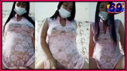 หลุดทางบ้าน เจ๊ส้ม ซ้ออวบเอวพลิ้ว เงี่ยนจัด ร่อนหี สวมชุดนอนลายไม้บางๆโชว์นมใหญ่