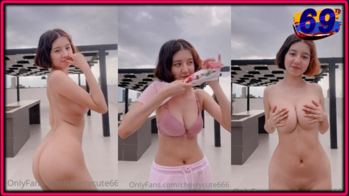 สาวน่ารักดัดฟันแก้ผ้าโชว์บนดาดฟ้า ไลฟ์เสียวโอนลี่แฟน cherrycute666 นมสวย รูหีฟิต